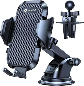 VICSEED Phone Holders for Your Car with Secure Grip, Super Suction Dashboard Win - Picture 1 of 10