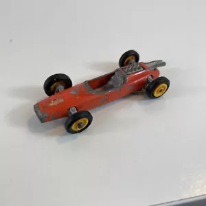 Lesney Matchbox No. 19 Lotus Orange Racecar Vintage Toy Car 1965 No Driver - Picture 1 of 11