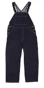Levis Premium (Men’s SMALL) Skate Denim Baggy / Loose Overalls Dark Wash - Picture 1 of 13