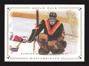 2008 Upper Deck Hockey Masterpieces #9 Richard Brodeur    Vancouver Canucks