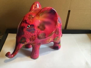 Elephant Money Box By Pomme Pidou Ceramic 6 3/4" High 8 1/2" Long 4 1/2" Wide - Foto 1 di 6