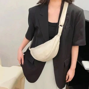 Adjustable Crescent Bag Womens Ladies Half Moon Crossbody Small Sling Hobo Bag - Picture 1 of 26