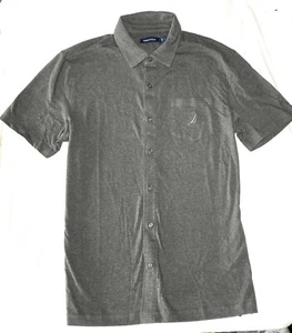 Nautica Men's Button Down Short Sleeve 100% Cotton Soft Casual Shirt - Picture 1 of 10