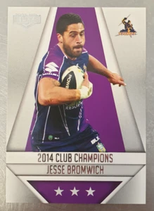 2015 NRL Elite 2014 Club Champions Jesse Bromwich Card CC13/32 Melbourne Storm - Picture 1 of 2