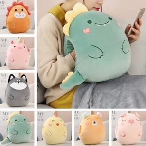 Squishmallows peluche Kawaii unicorno dinosauro leone scaldamani cuscino da lancio - Foto 1 di 15