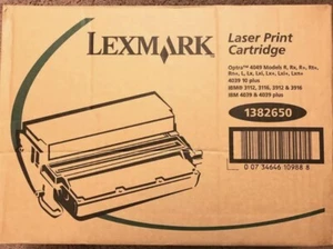 Original Genuine Lexmark Laser Print Cartridge 1382660 Optra 4049 R RX IBM 3112 - Picture 1 of 2