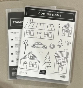 Stampin Up COMING HOME set di francobolli e CASA INSIEME muore case di Natale città auto - Foto 1 di 2