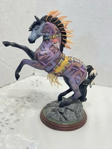 Bradford Exchange Laurie Prindle Hand Painted Horse Collection "Shaman" - Picture 1 of 9