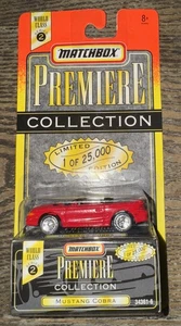 Red Mustang Limited Ed Cobra NEU Matchbox Auto World Class Series 2 Premiere - Bild 1 von 3