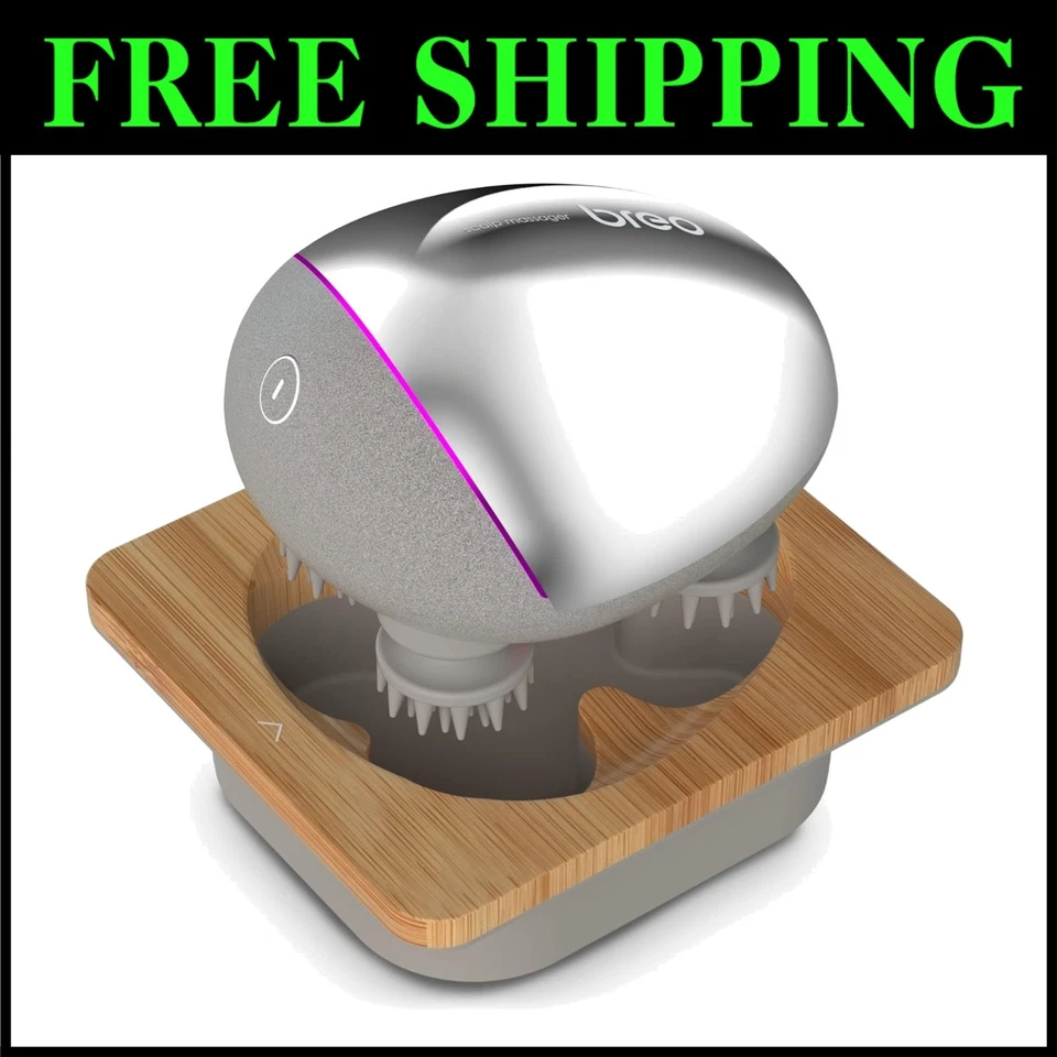 Masajeador de cuero cabelludo compacto - recargable e impermeable Foto 1 de 4