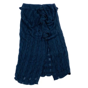 Rachel Comey Black Ruffled Midi Skirt w Side Slit - Size 4 - Picture 1 of 9