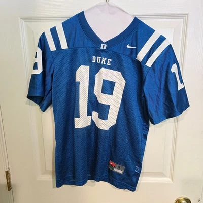 Duke Blue Devils Nike Team #19 Football Jersey Size Small (8/10) youth kids - Image 1 of 4