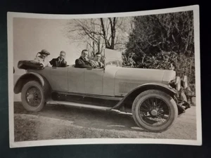Original Photo 1920s Lorraine Dietrich Roadster Automobile Family Trip - Picture 1 of 3