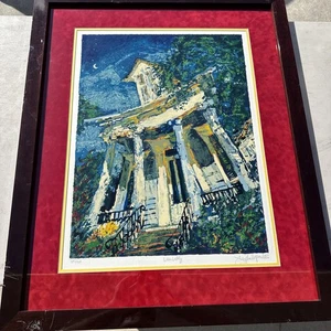 “Lean Lefty" Signed & Numbered Silkscreen by James Michalopoulos Framed 28.5x35 - Picture 1 of 16