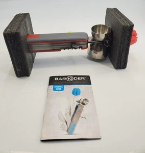 Bar10der 10 in One Bartender Cocktail Tool Mixed Drink BRAND NEW, NO BOX (C30) - Picture 1 of 9