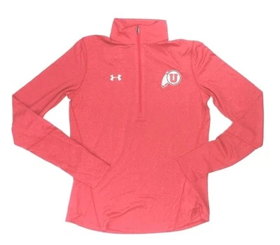 Under Armour Utah Utes Novelty 1/2 Long Sleeve Pullover Women's Sz.S 1305682-601 - Image 1 of 2