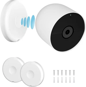Pack de 2 Soportes de Pared Magnéticos Compatibles con Google Nest Cam Exterior o Interior, B - Imagen 1 de 7