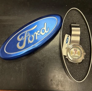 FORD Racing Racer Watch Analog/ Digital Stainless Steel Band With Original Case - Picture 1 of 8
