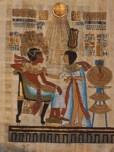 Impresión artística de papiro egipcio vintage 8x9 pulgadas * C03-z - Imagen 1 de 4