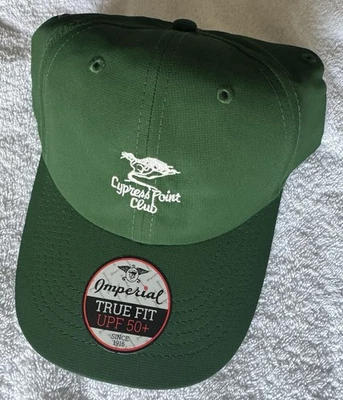 Cypress Point Club - NEW - Green Imperial Lightweight Golf Hat - Image 1 of 3