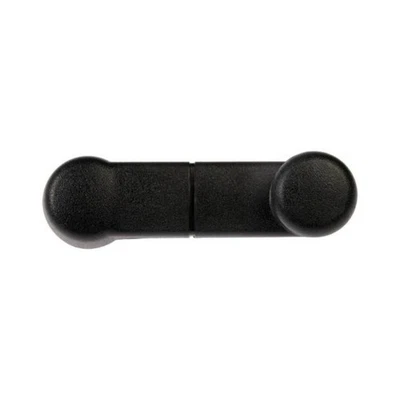For Ford E-350 Super Duty 1999-2008 Window Handle | Textured Black | Plastic - Image 1 of 4
