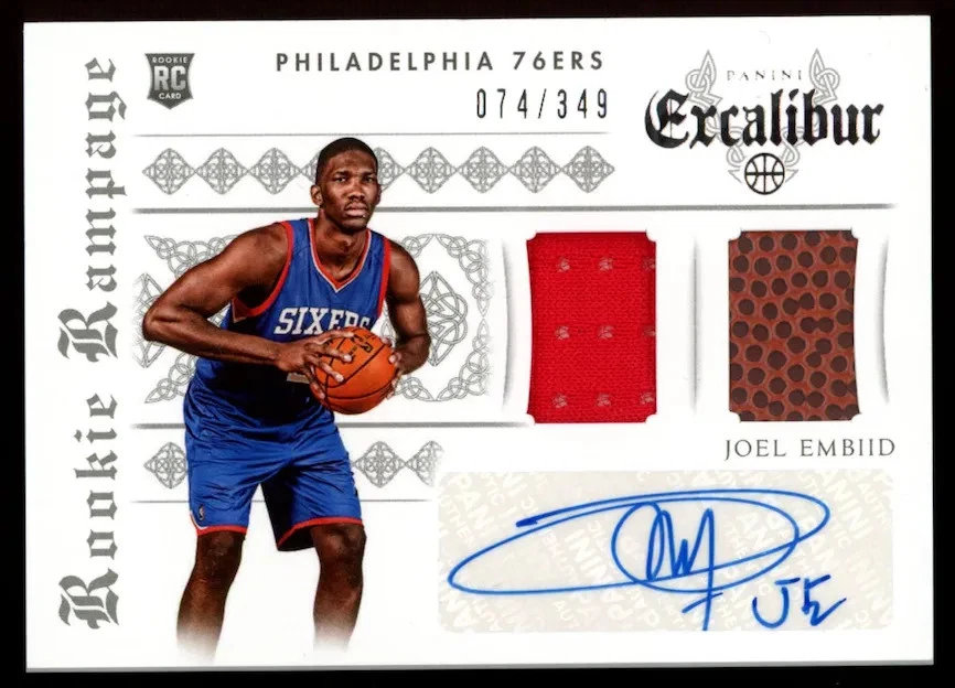 Joel Embiid Basketball Sports Trading Cards & Accessories