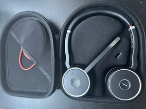 Jabra Evolve 75 Wireless Bluetooth Headset with Noise Cancelling Mic HSC040W - Picture 1 of 6