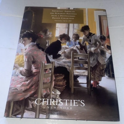 Christies NY Important American European Paintings June 5 1997 Auction Catalog . - Image 1 of 2