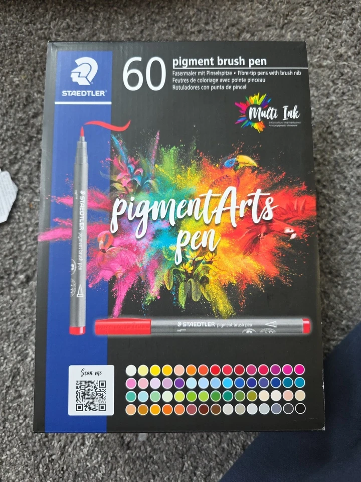 Staedtler - Brush Pen Pigment 60 Pcs Assorted (371C60) (UK IMPORT) Toy