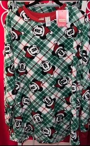 Disney Herren Mickey/Minnie 2-teiliges Fleece Pyjama Set Größe XL - Bild 1 von 4