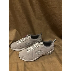 Neu mit Etikett New Balance MX608V5 Herren Training Sportschuhe grau Wildleder Leder Größe 16  - Bild 1 von 6