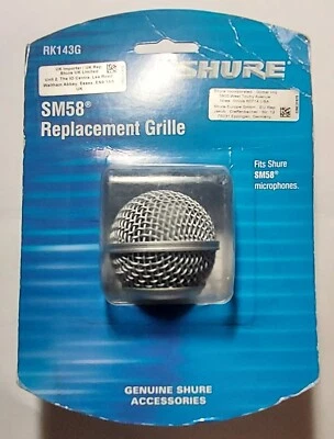 Shure RK143G замена решетка SM58 микрофон SM 58 гриля экран бедствия новый - Изображение 1 из 4