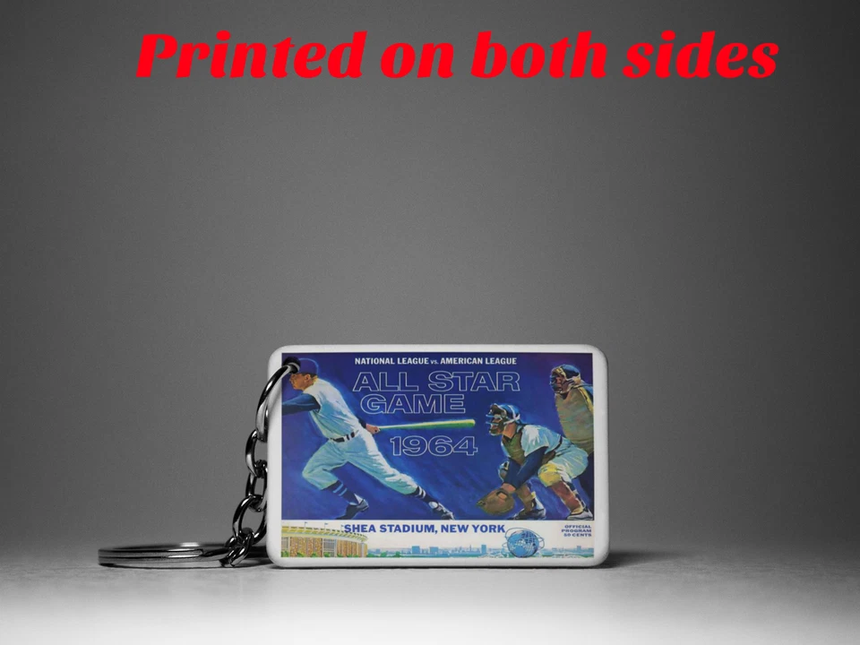 MLB 1964 All Star Game Shea Stadium New York Mets Key Chain NEW - Image 1 of 1