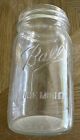 BALL - Round Ribbed 1 Quart 32 Oz Clear Wide Mouth Mason Jar - Good condition