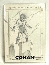 2003 Conan Sketch Card by Michael Kraiger from Rittenhouse