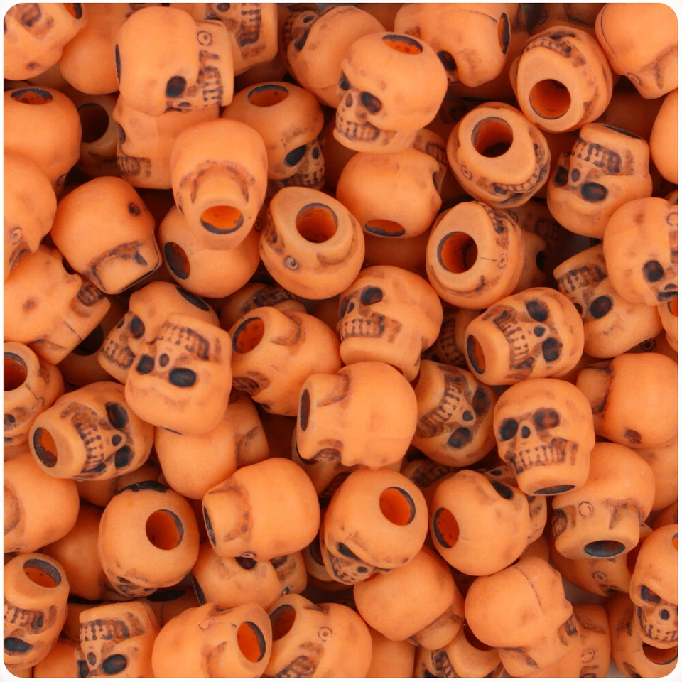 BeadTin Halloween 11 mm Calavera Pony Cuentas (150 piezas) - ¡¡Más de 40 opciones de estilo!!! Foto 1 de 1