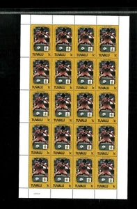 Tuvalu 364-369,371. 7 Full Sheets Cat.121.25. Wholesale - Picture 1 of 7