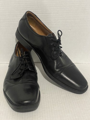 Scarpe eleganti da uomo Collection by Clarks NERE Cap Toe Oxford COMFORT taglia 12