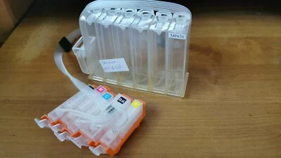 CISS para Canon MP630 MP640 prechipado para cartuchos de tinta CLI-521 PGI-520 Foto 1 de 2