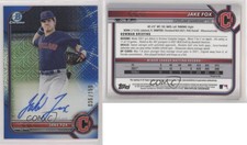 2022 Bowman Chrome Prospect HTA Choice Refractor /150 Jake Fox #CPA-JF Auto