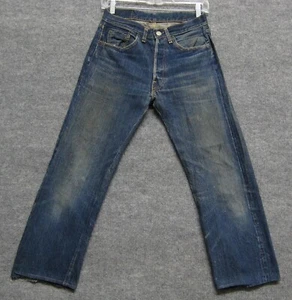 JEANS VAQUEROS ORIGINALES VINTAGE AÑOS 60 LEVI'S 501 RED TAB REDLINE EE. UU. 27x24 - Imagen 1 de 12