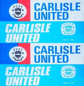 Programme Carlisle United Football Brunton Park Programmes - Various Seasons - Picture 1 of 44