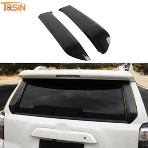Carbon Fiber Rear Tailgate Window Pillar Cover Trim For 4Runner 10+ Accessories - Picture 1 of 14