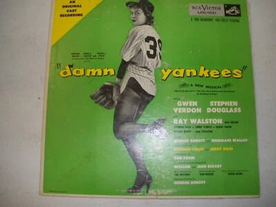 "Damn Yankees" LP - Original Cast  Gwen Verdon 1955 RCA LOC-1021 - Image 1 of 3