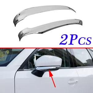 Piezas cromadas para Mazda CX-9 CX-5 KF 2017-2024 espejo retrovisor cubierta a rayas moldura - Imagen 1 de 6