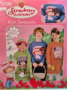 Strawberry Shortcake Knit Sweaters Pattern by Leisure Arts - Picture 1 of 2