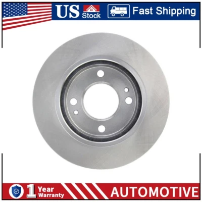 Front Disc Brake Rotor For Mitsubishi Mirage 2019 2018 2017 2016 2015 2014 PZ - Image 1 of 3