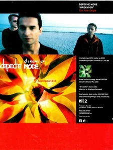 2001 Depeche Mode "Dream On" Song Release Music Industry Promo Reprint Ad - Picture 1 of 1