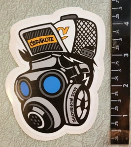 Cerakote Gas Mask Firearms Ceramic Coat Vinyl Sticker Decal SHOT Show 3"X4" - Picture 1 of 1