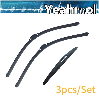 Yeahmol 22"22"12" Front Rear Wiper Blades Fit for 2014-2007 GMC Yukon XL 1500 - Image 1 of 4